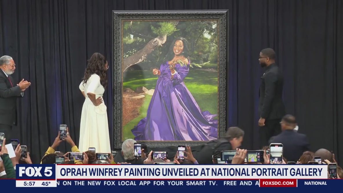 Oprah Winfrey painting unveiled at National Portrait Gallery